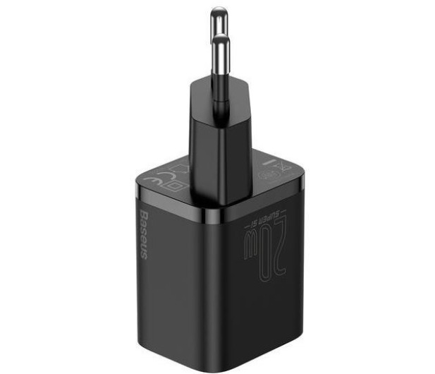 BASEUS Super Si Quick Charger 1xUSB-C 20W z przewodem USB-C - Lightning 1 m (Czarna) TZCCSUP-B01 - 691602 - zdjęcie 2